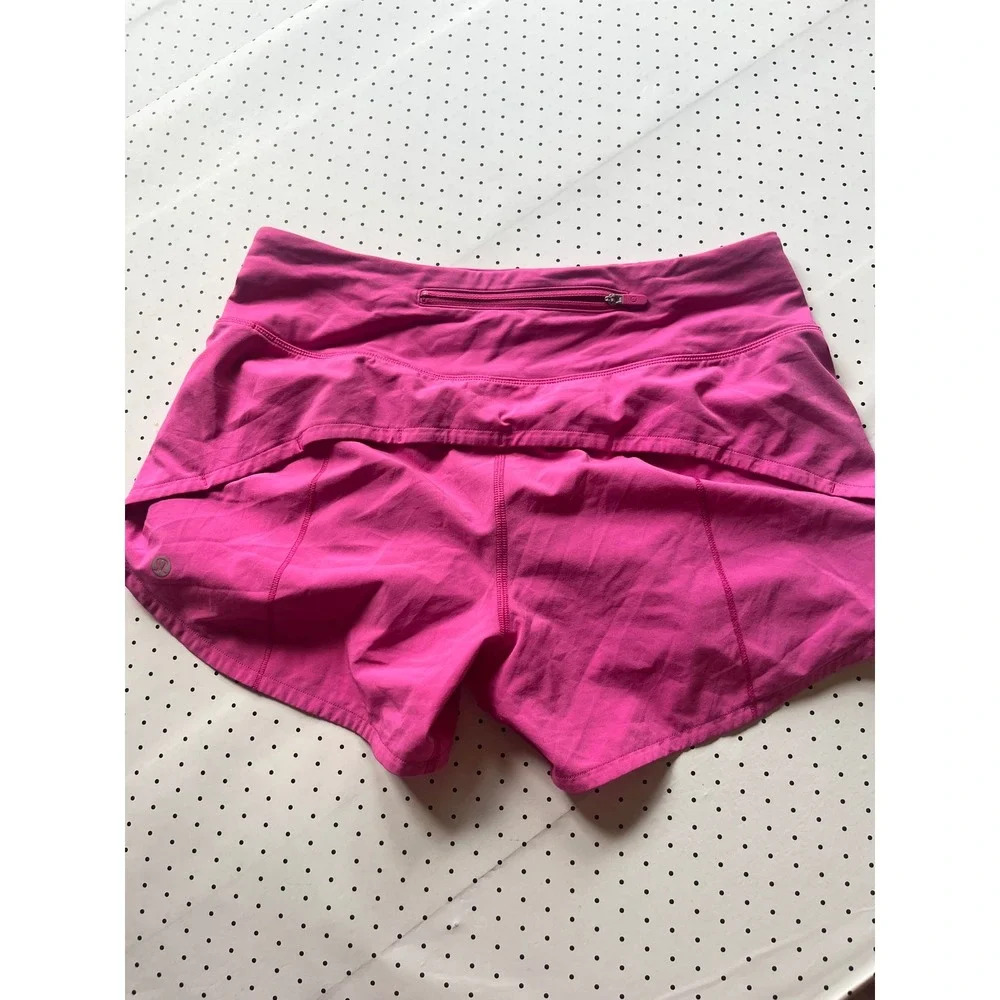 Lululemon Speed Up Running Skort Womens 6 Pink Athletic Tennis Golf Skirt Shorts